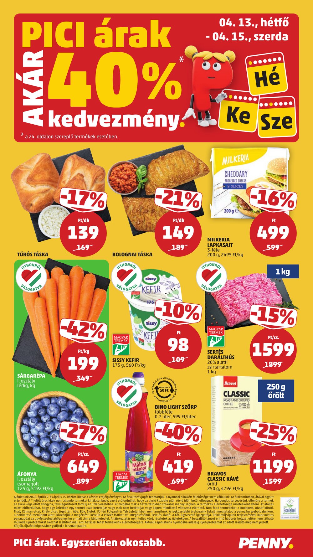 Penny Market akciós újság 2026.04.09-től - 28. oldal.