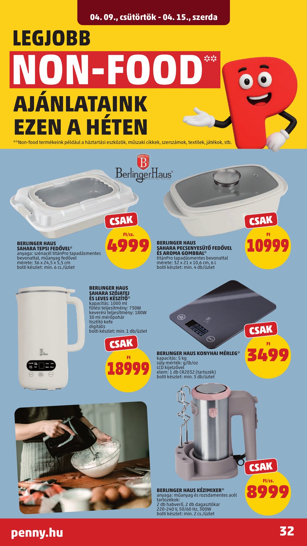 Penny Market akciós újság 2026.04.09-től - 36. oldal.