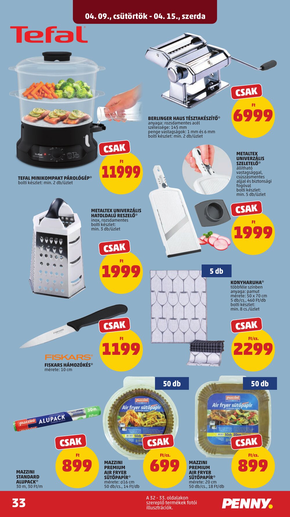 Penny Market akciós újság 2026.04.09-től - 37. oldal.