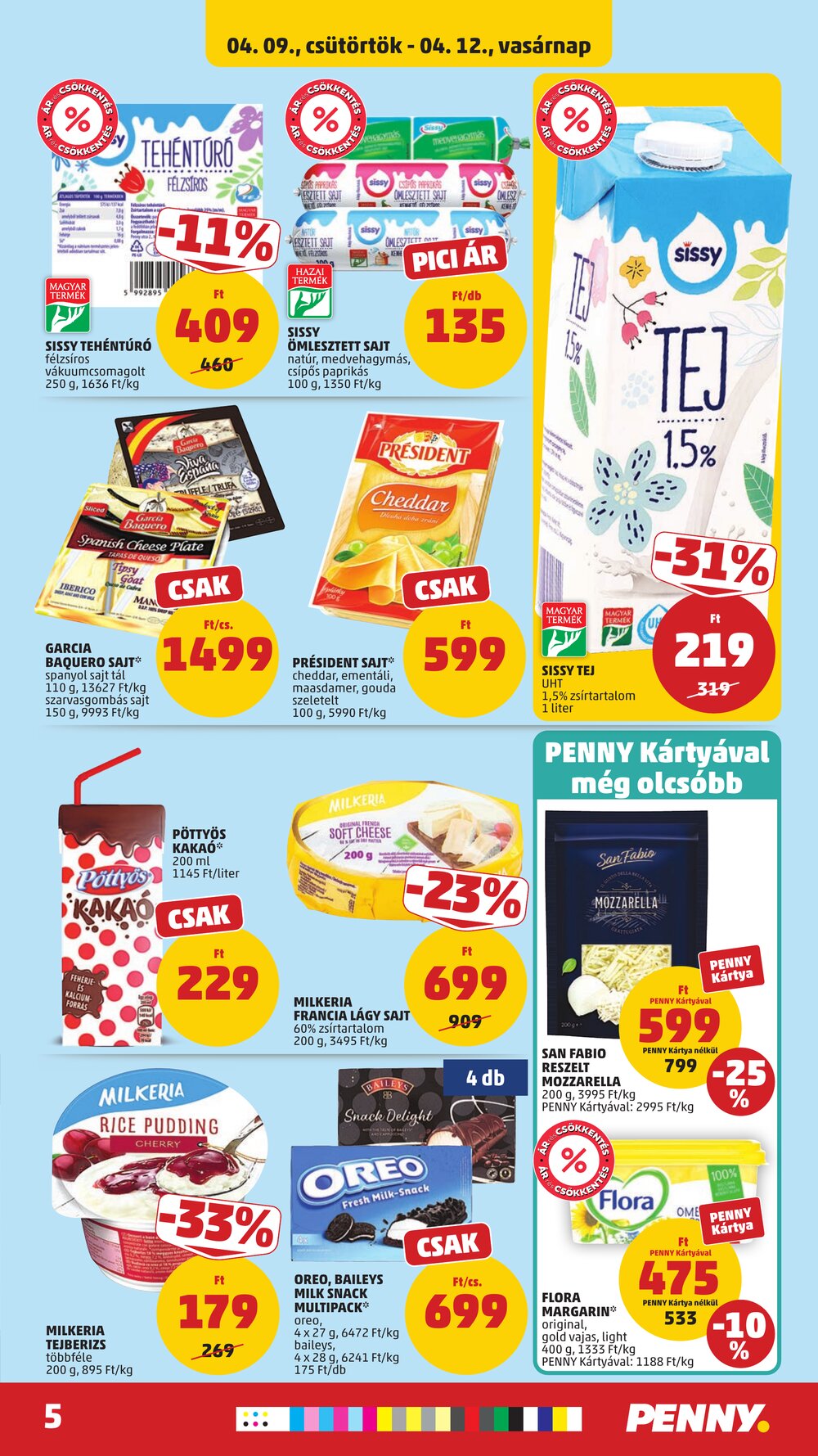 Penny Market akciós újság 2026.04.09-től - 5. oldal.