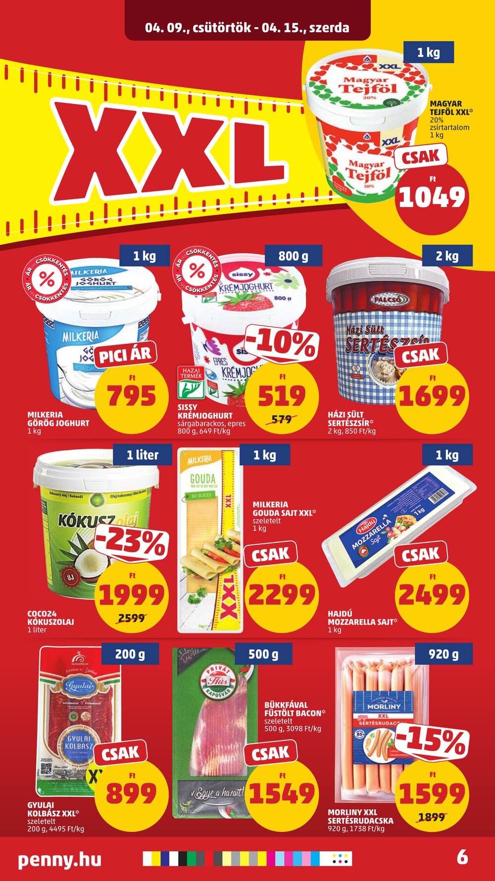 Penny Market akciós újság 2026.04.09-től - 8. oldal.