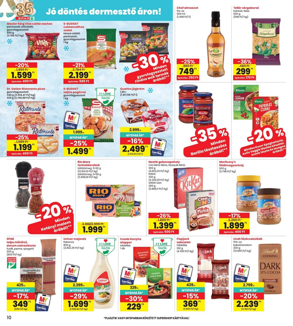 Interspar akciós újság 2026.04.09-től - 10. oldal.