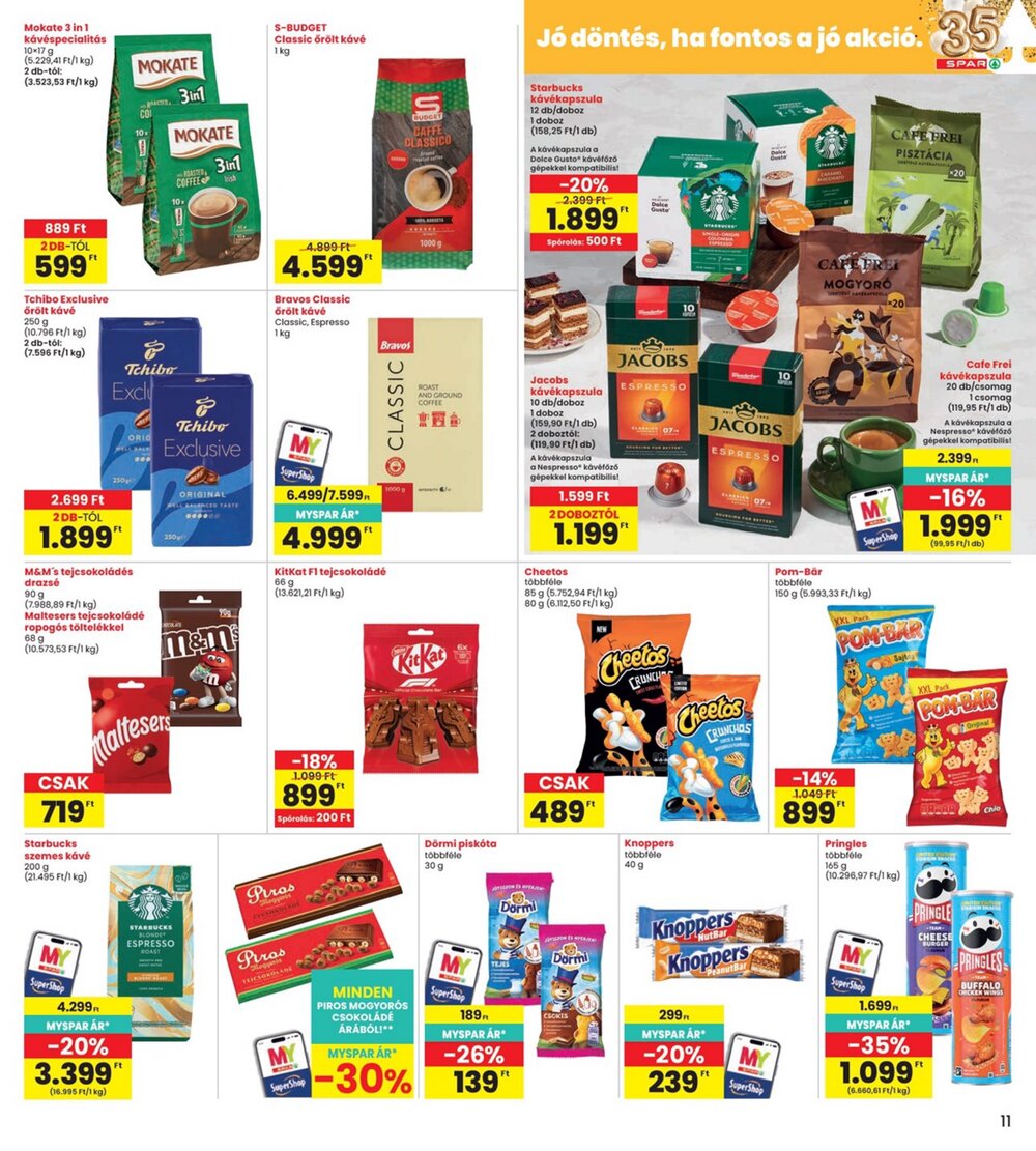 Interspar akciós újság 2026.04.09-től - 11. oldal.