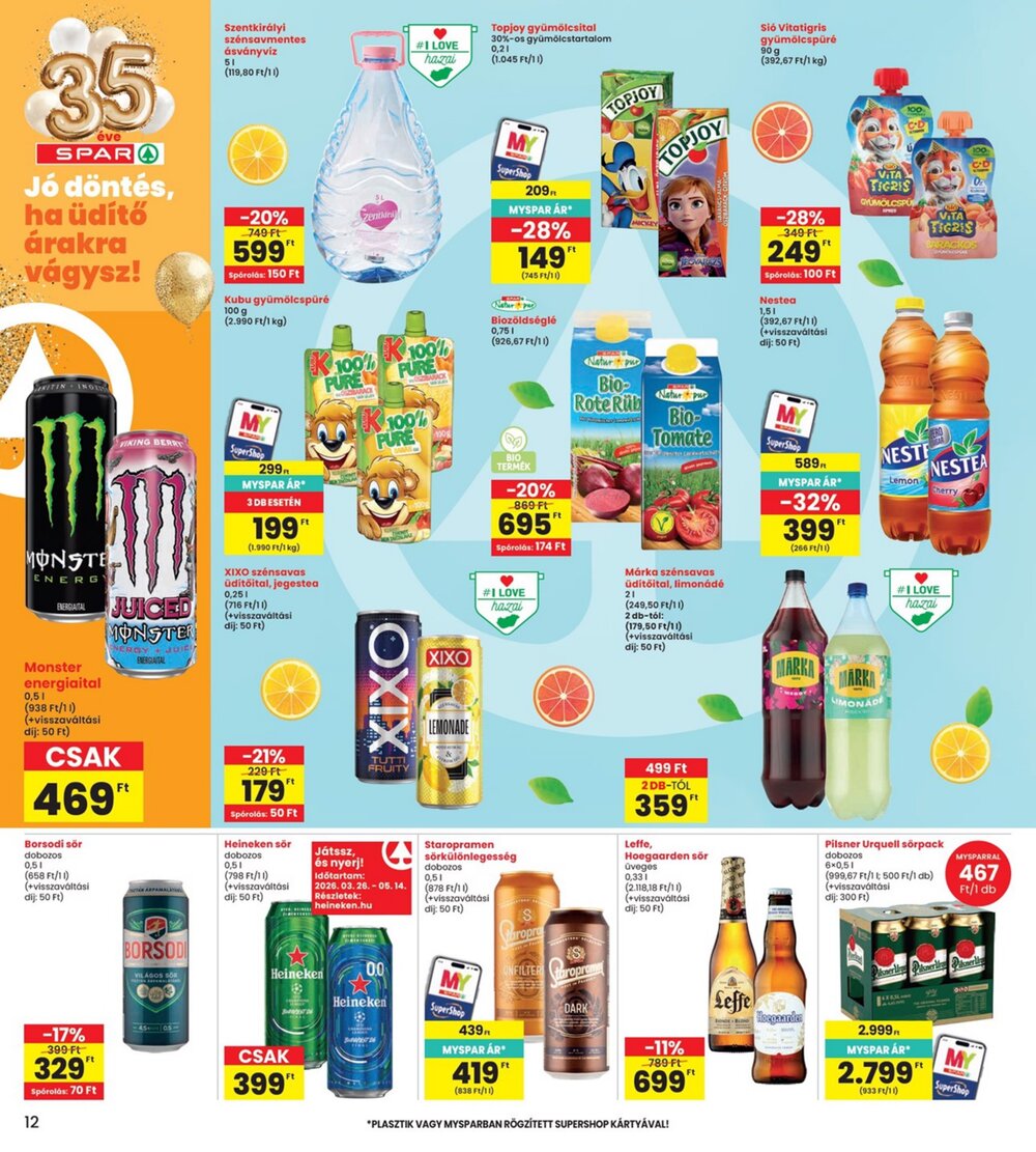 Interspar akciós újság 2026.04.09-től - 12. oldal.