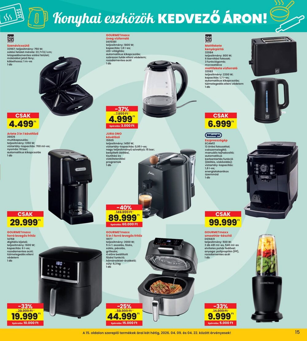Interspar akciós újság 2026.04.09-től - 15. oldal.