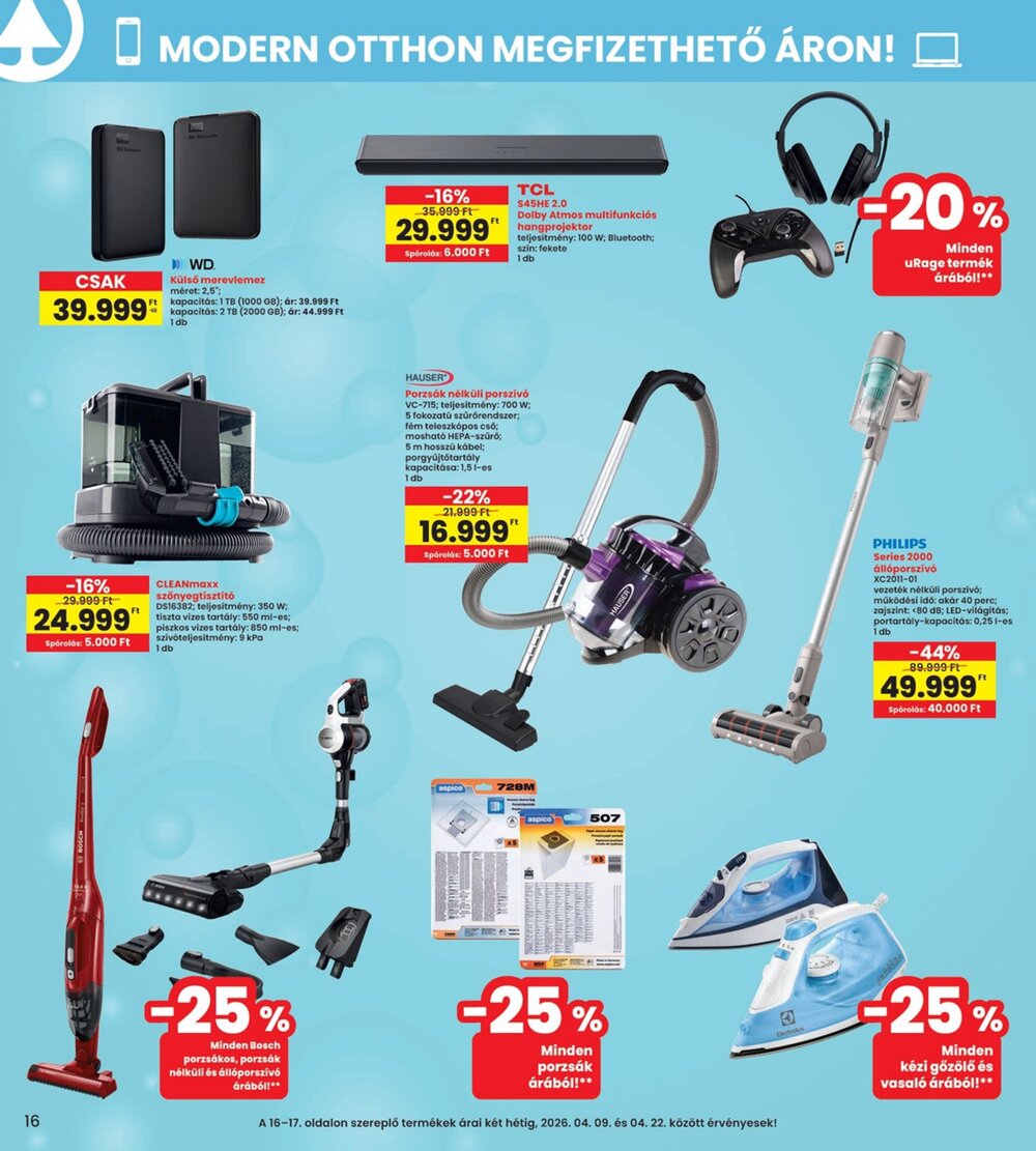 Interspar akciós újság 2026.04.09-től - 16. oldal.