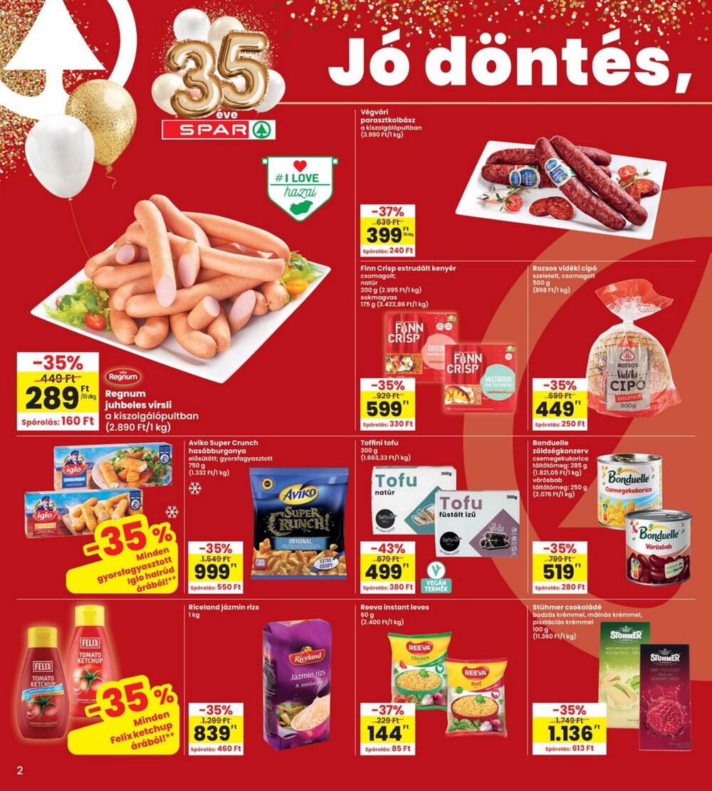 Interspar akciós újság 2026.04.09-től - 2. oldal.