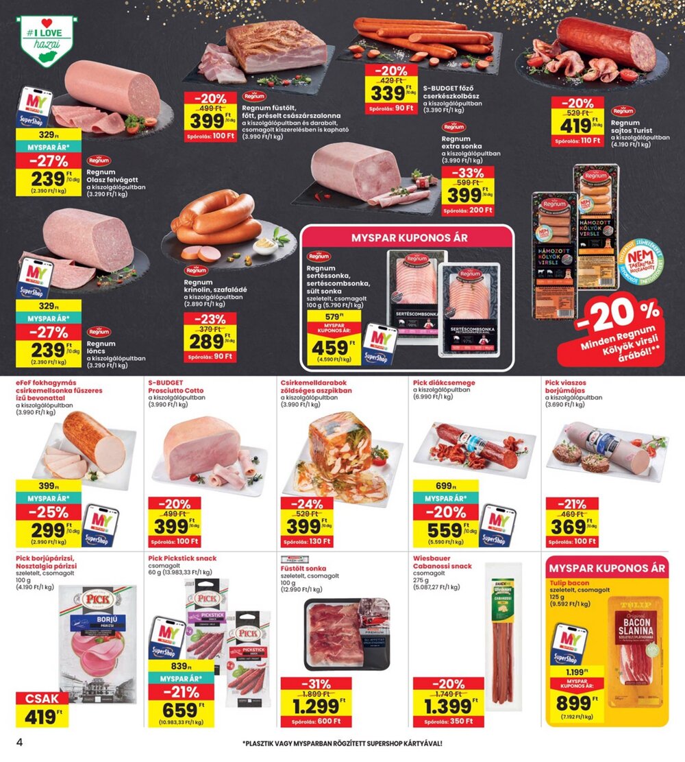 Interspar akciós újság 2026.04.09-től - 4. oldal.