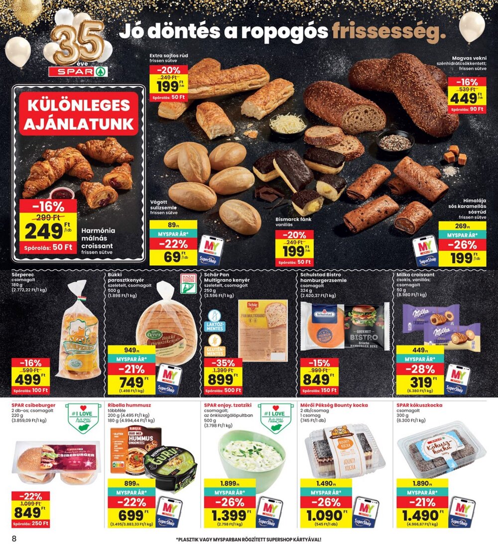 Interspar akciós újság 2026.04.09-től - 8. oldal.