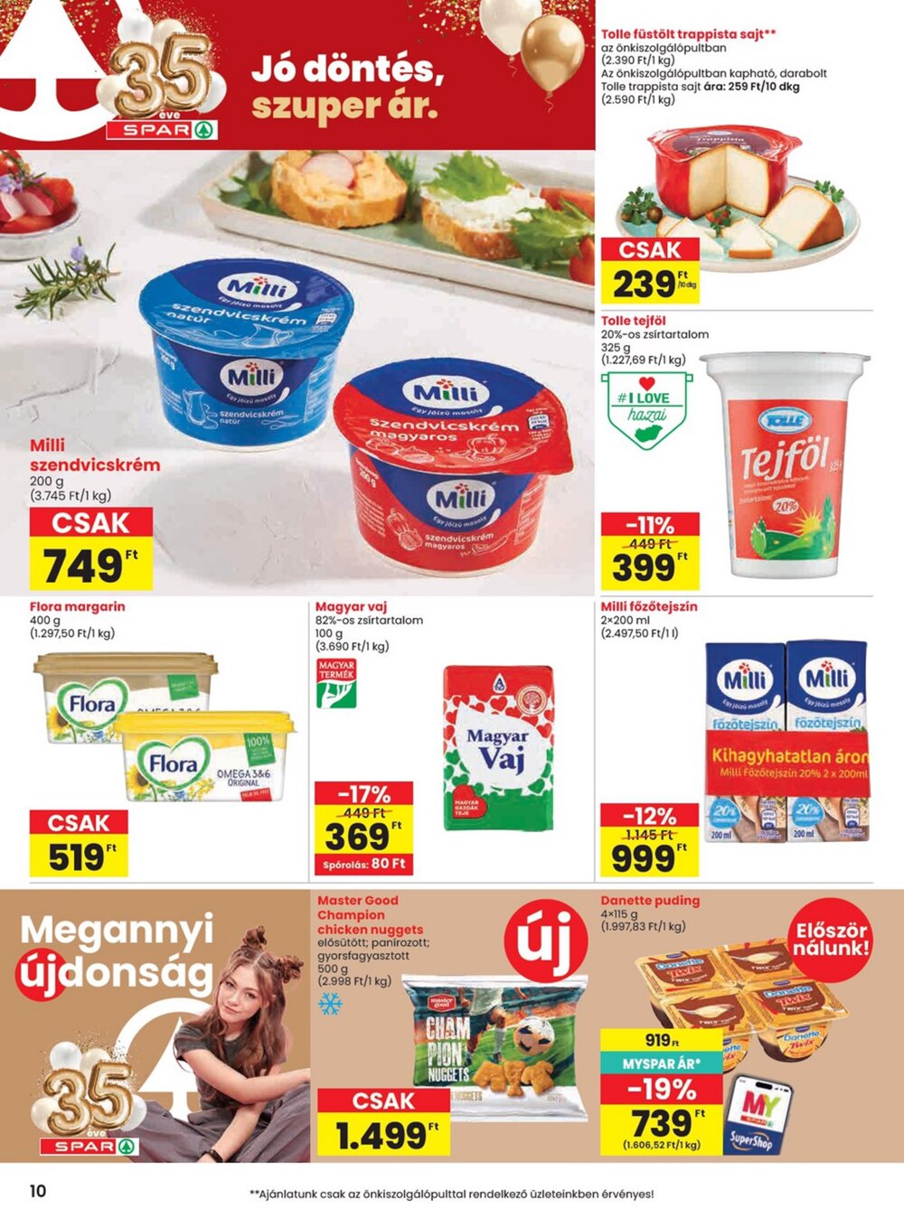 Spar akciós újság 2026.04.09-től - 10. oldal.