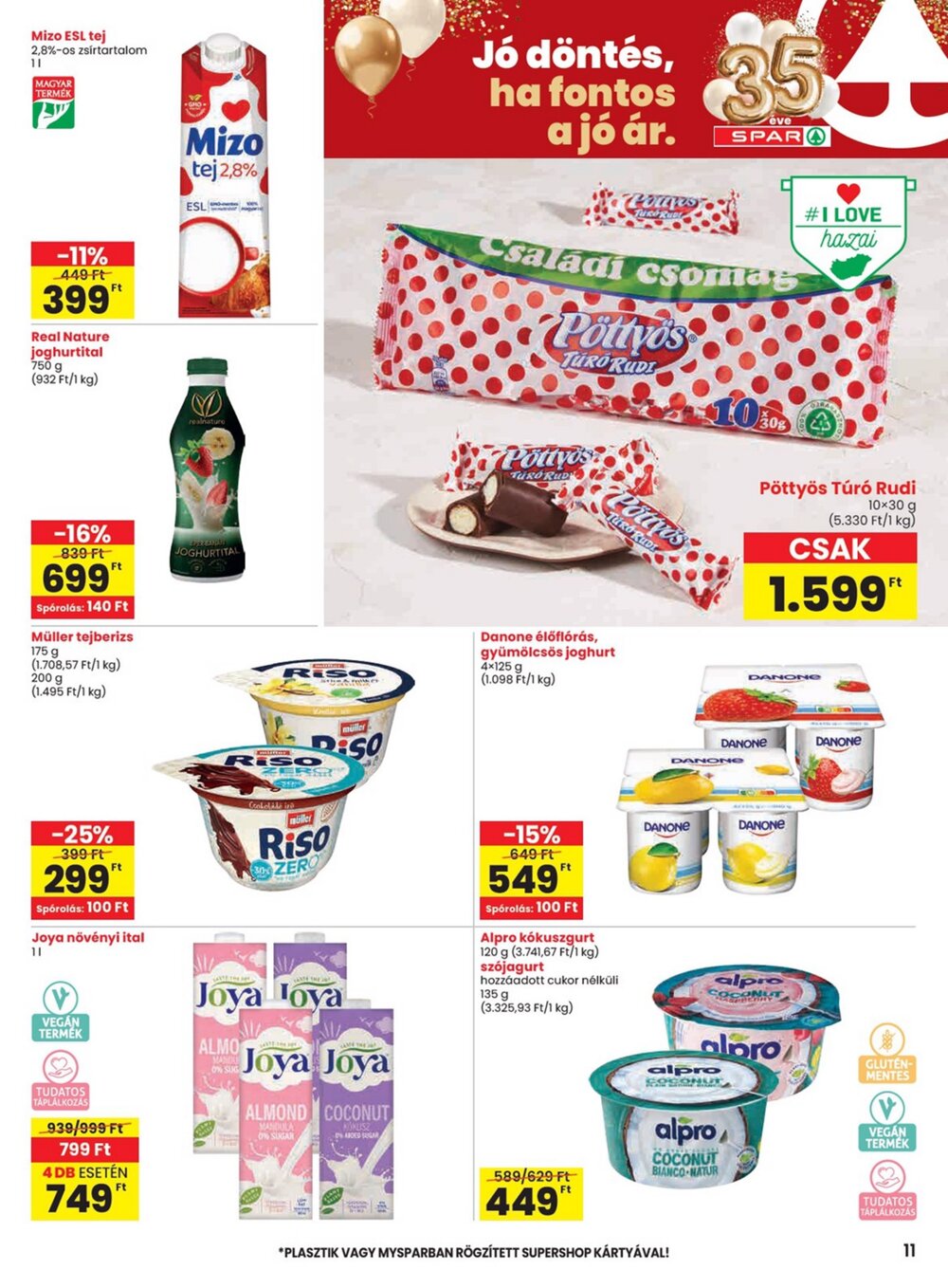 Spar akciós újság 2026.04.09-től - 11. oldal.