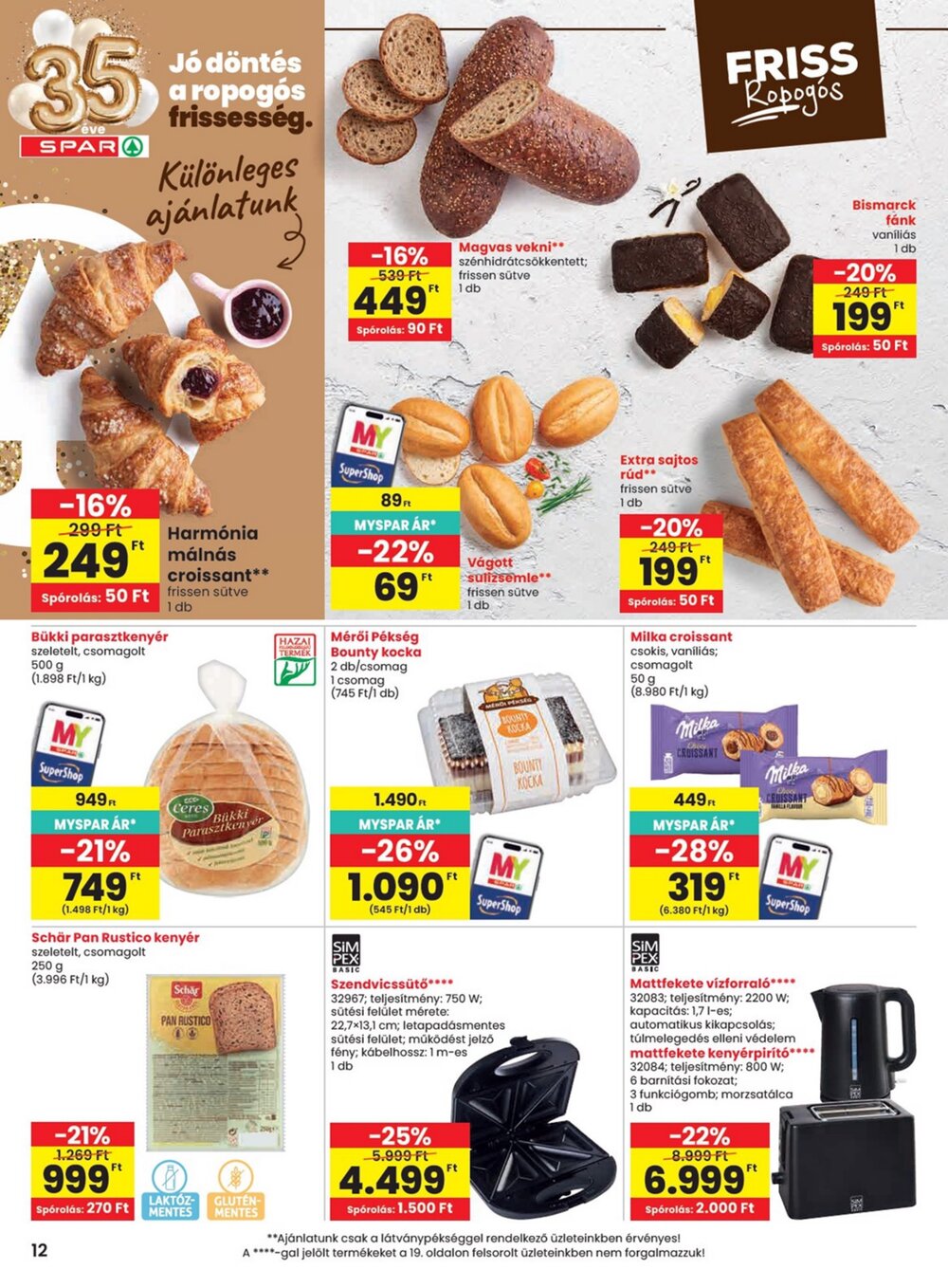 Spar akciós újság 2026.04.09-től - 12. oldal.