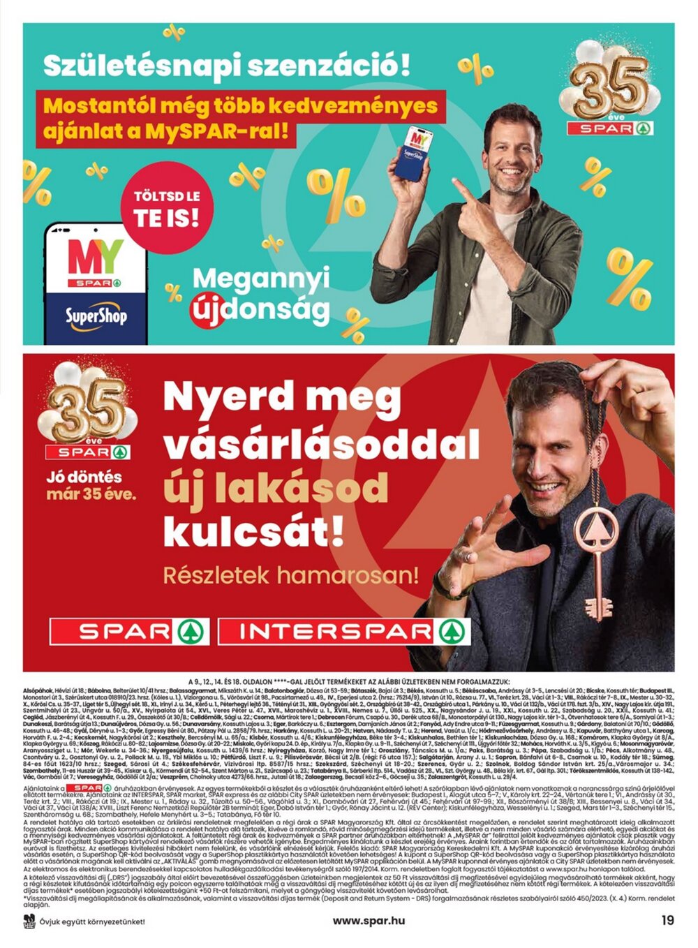 Spar akciós újság 2026.04.09-től - 19. oldal.