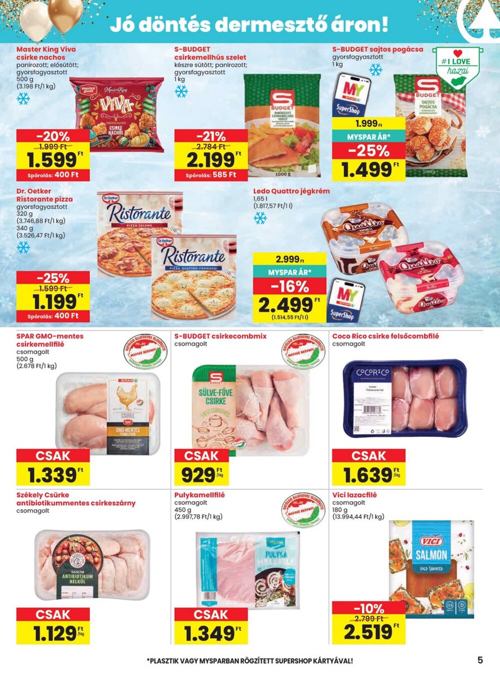 Spar akciós újság 2026.04.09-től - 5. oldal.