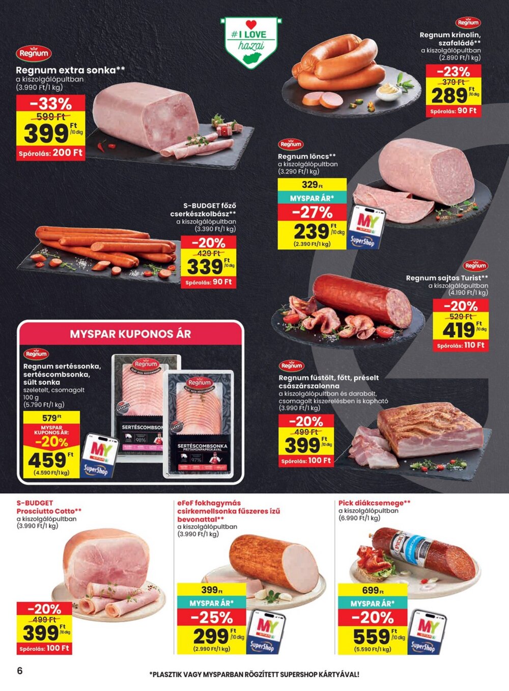 Spar akciós újság 2026.04.09-től - 6. oldal.