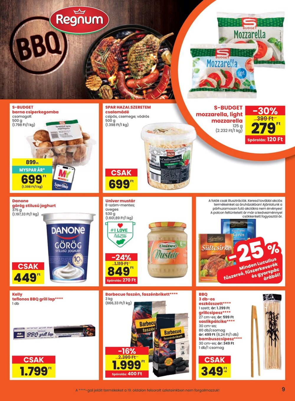 Spar akciós újság 2026.04.09-től - 9. oldal.