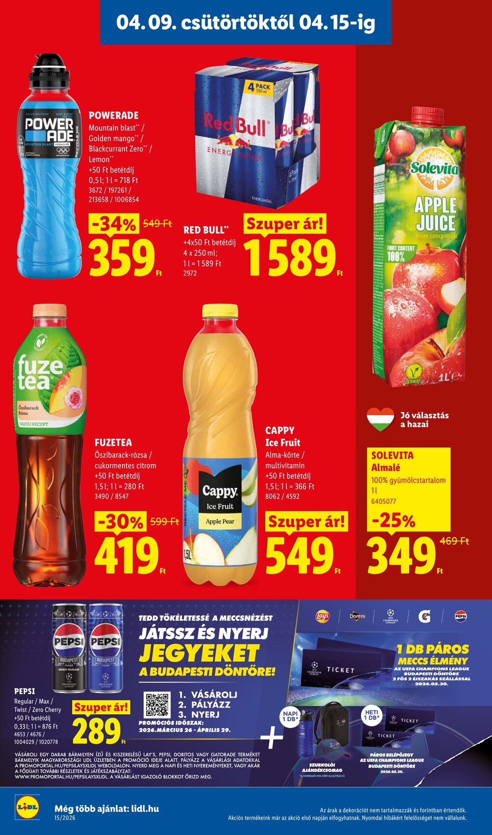 Lidl akciós újság 2026.04.09-től - 14. oldal.