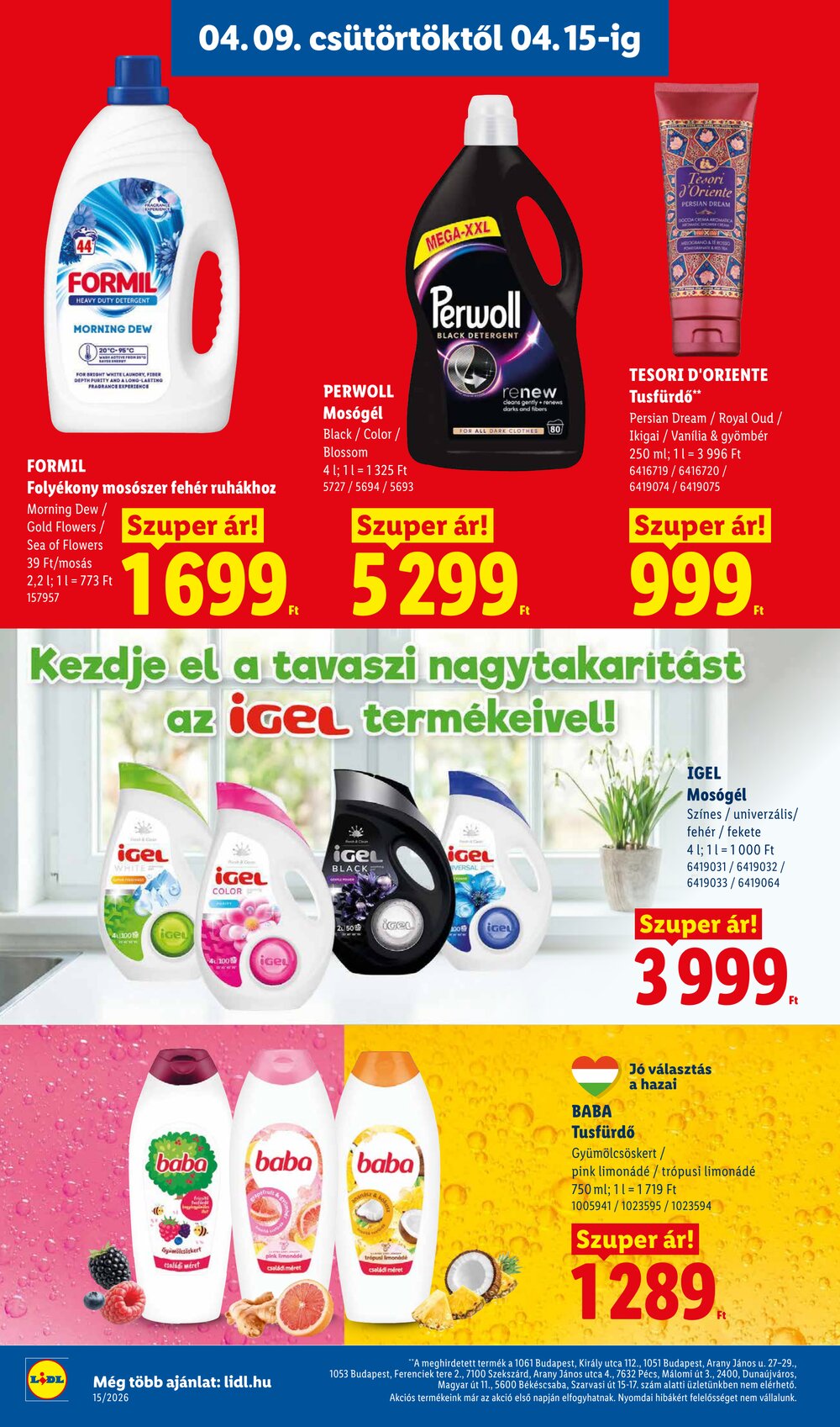 Lidl akciós újság 2026.04.09-től - 16. oldal.