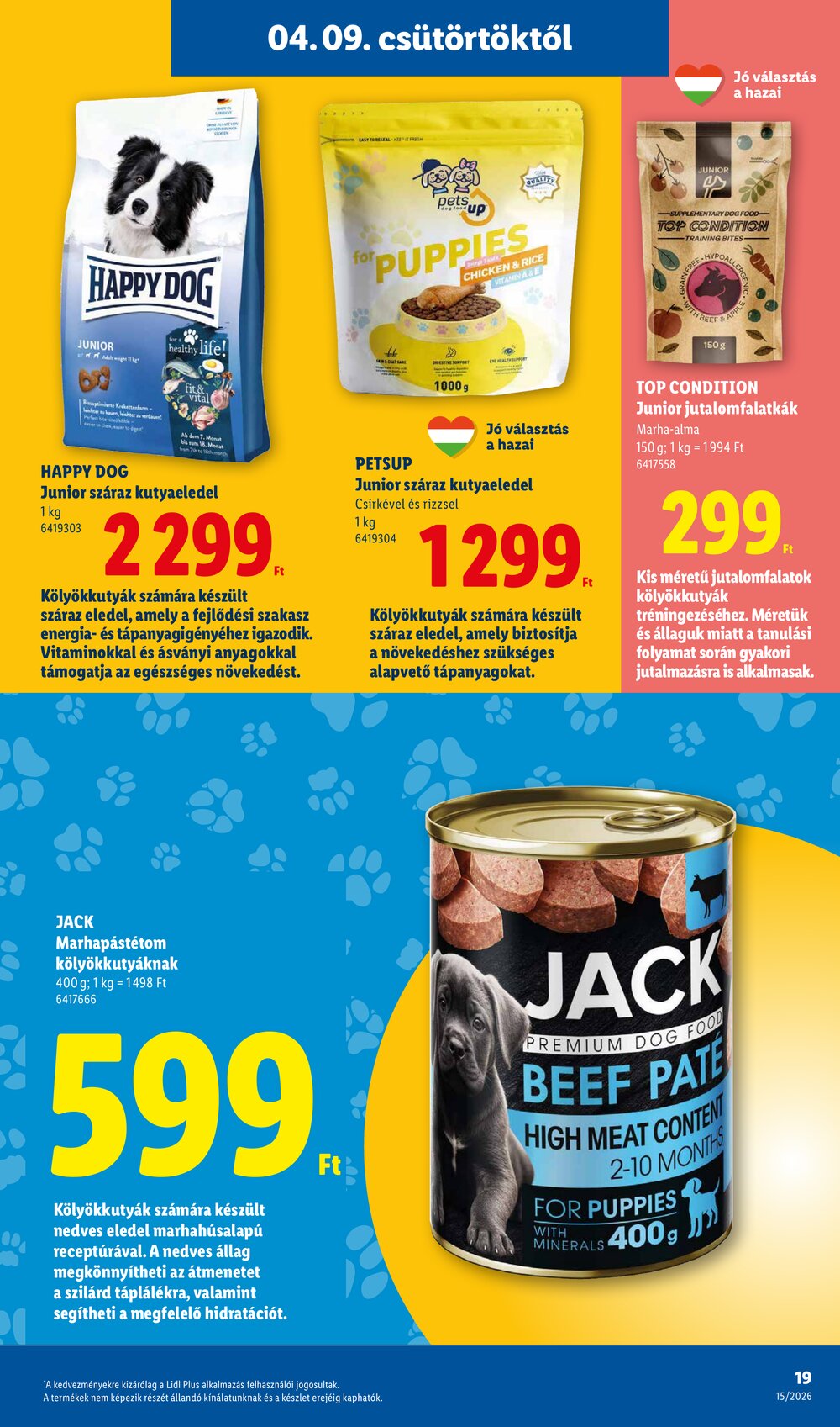 Lidl akciós újság 2026.04.09-től - 19. oldal.