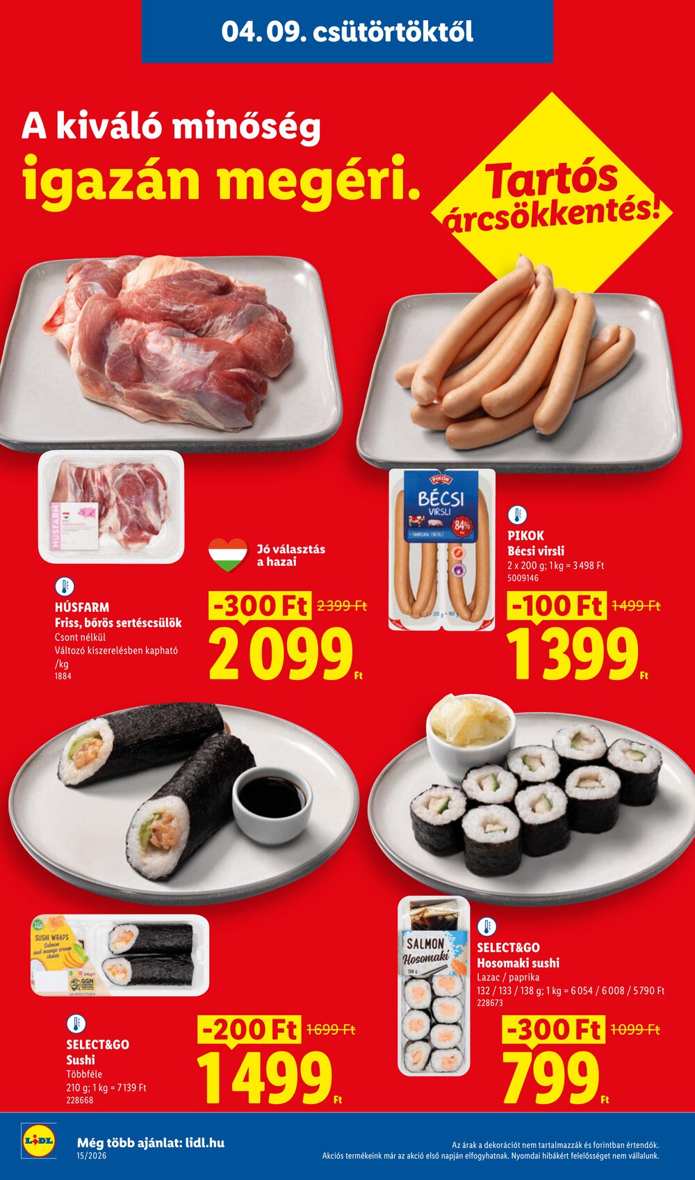 Lidl akciós újság 2026.04.09-től - 2. oldal.