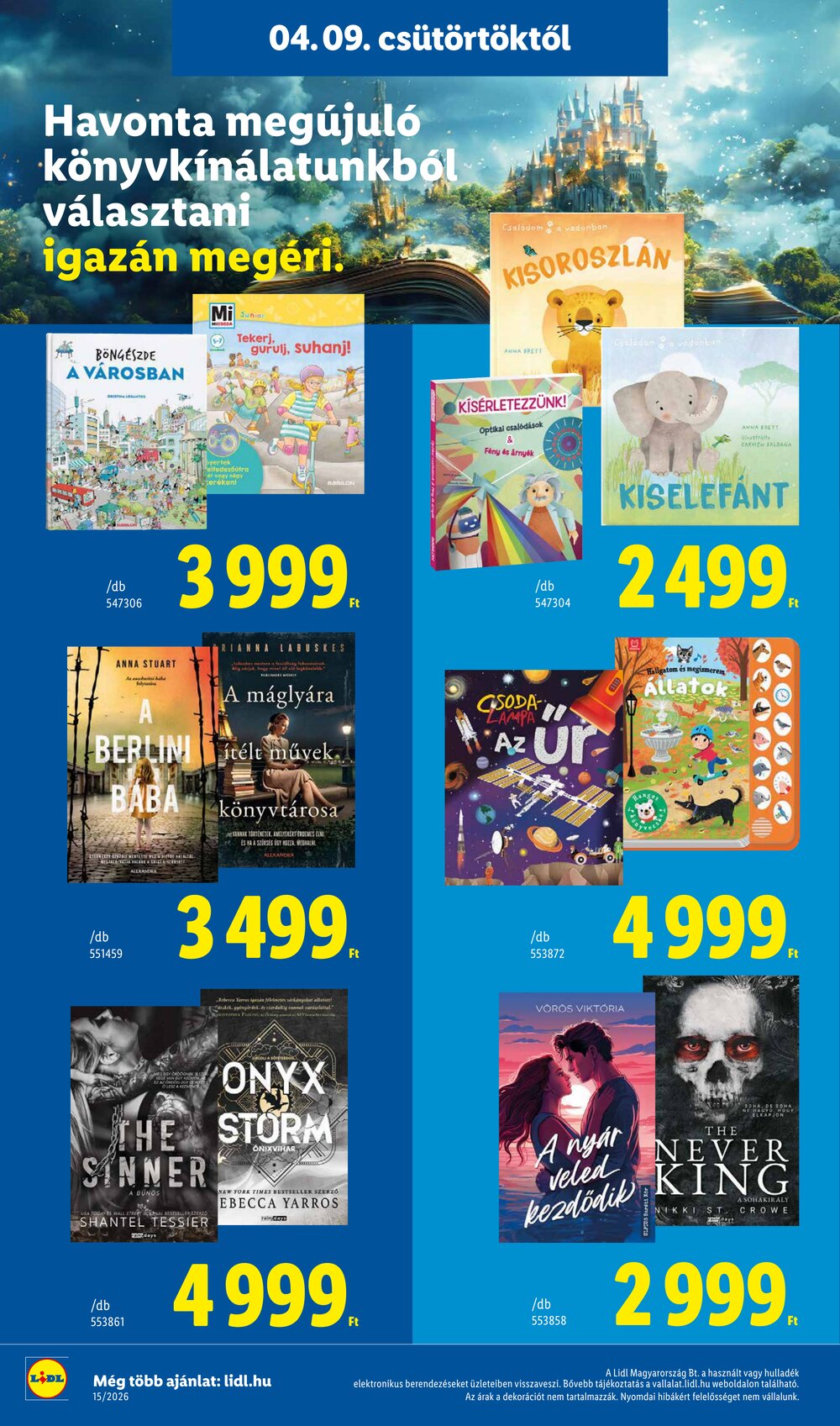 Lidl akciós újság 2026.04.09-től - 32. oldal.
