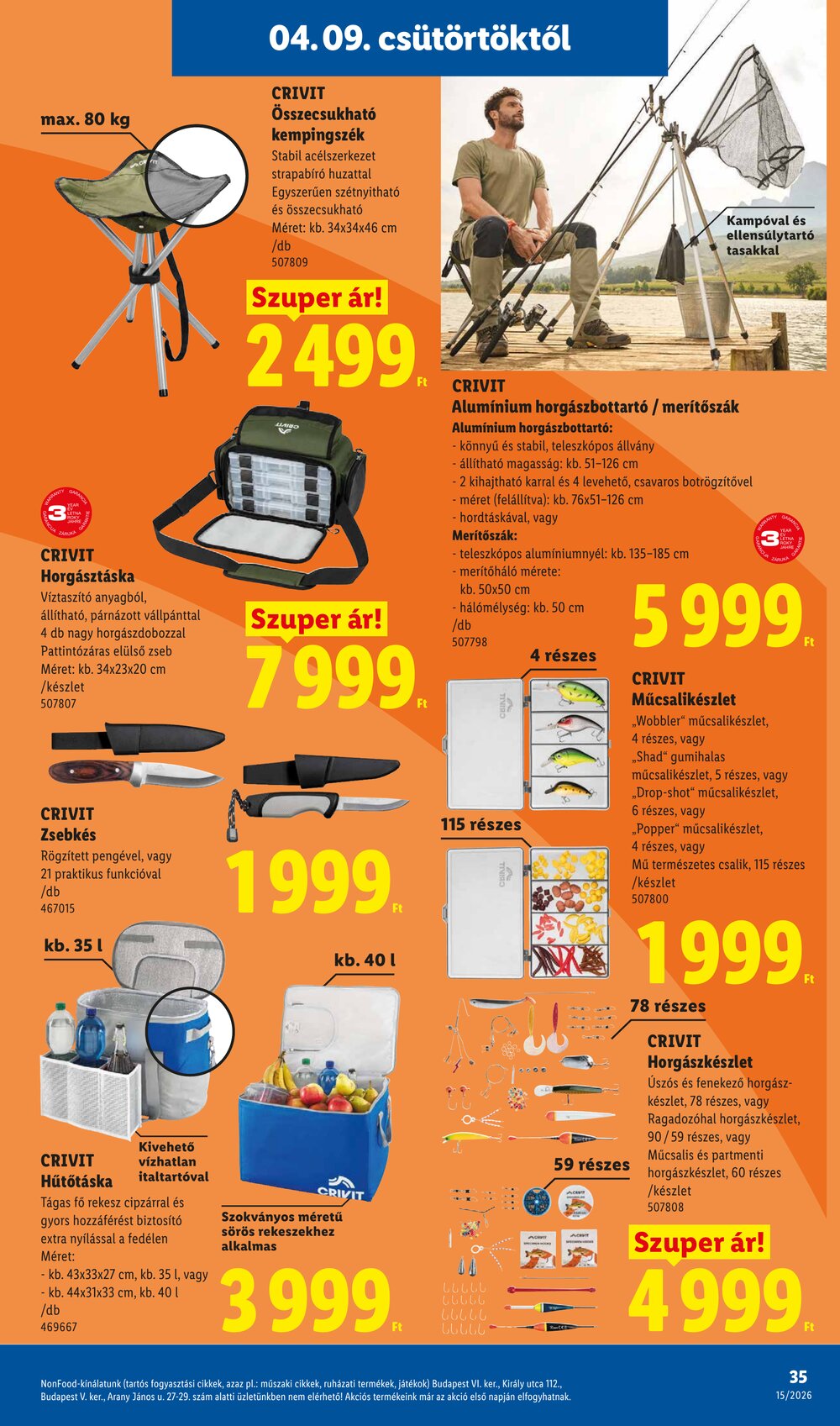Lidl akciós újság 2026.04.09-től - 35. oldal.