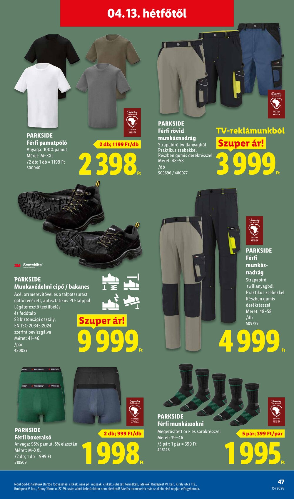 Lidl akciós újság 2026.04.09-től - 47. oldal.