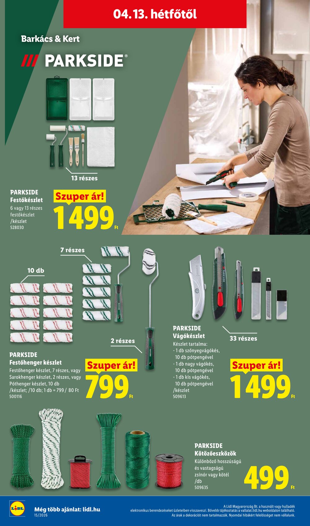 Lidl akciós újság 2026.04.09-től - 48. oldal.