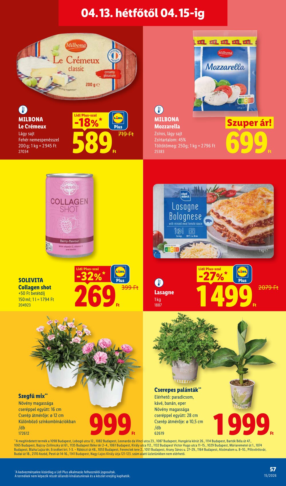 Lidl akciós újság 2026.04.09-től - 57. oldal.