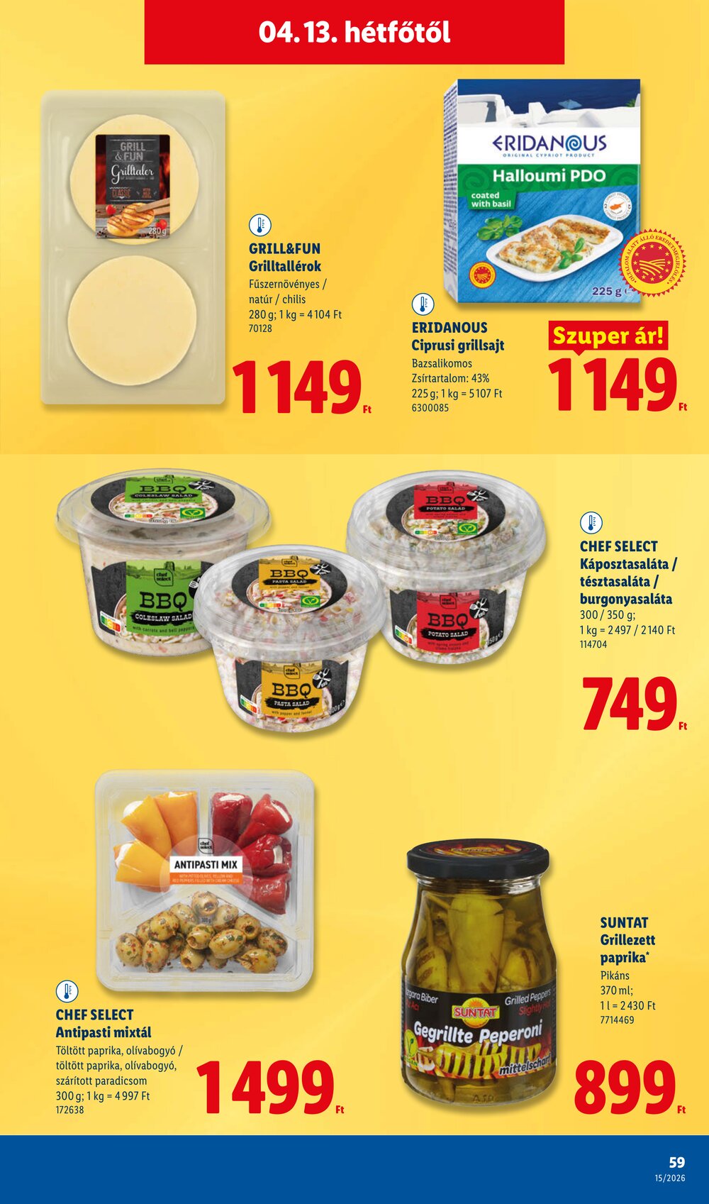 Lidl akciós újság 2026.04.09-től - 59. oldal.