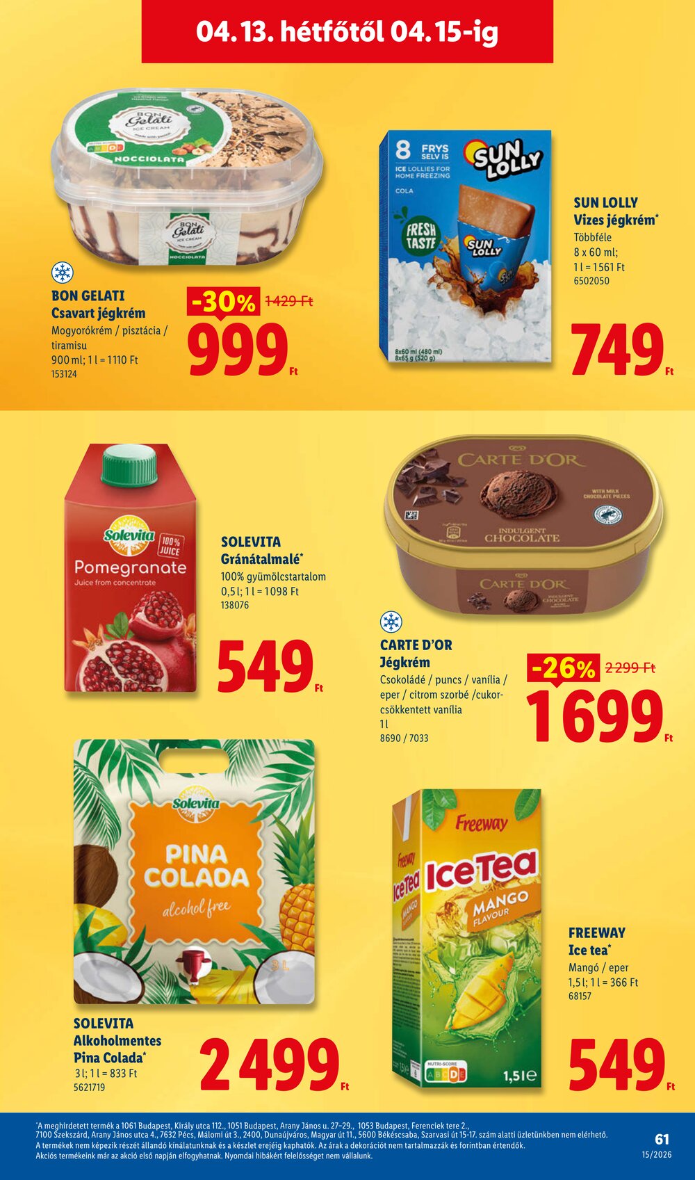 Lidl akciós újság 2026.04.09-től - 61. oldal.