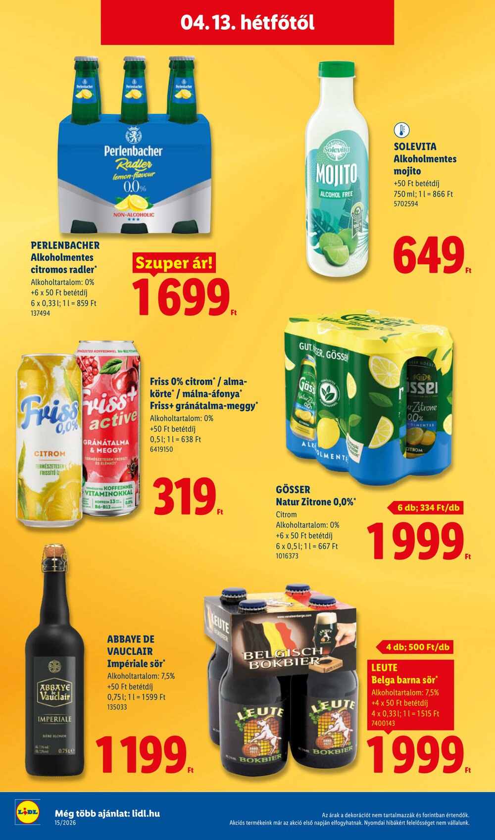 Lidl akciós újság 2026.04.09-től - 62. oldal.