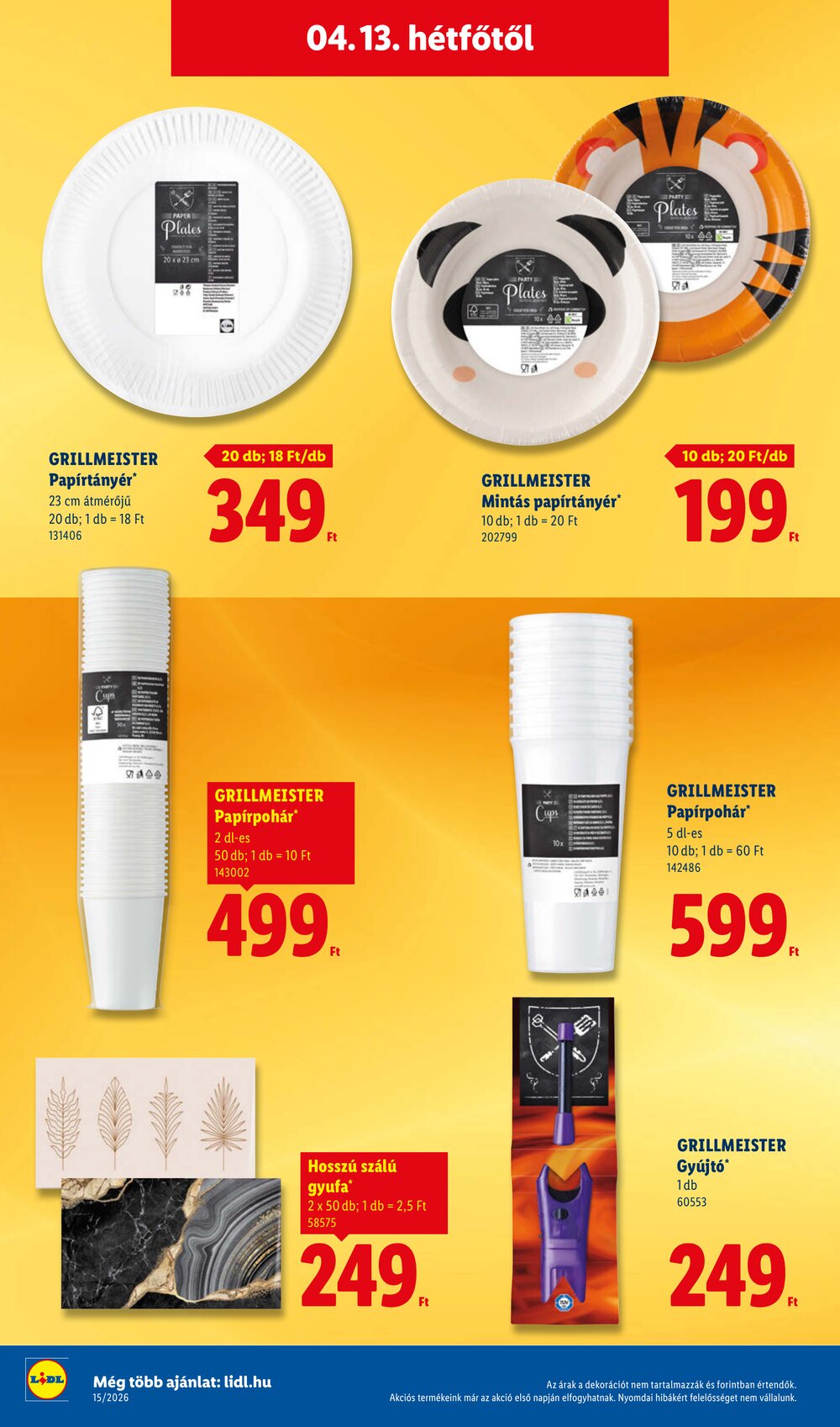 Lidl akciós újság 2026.04.09-től - 64. oldal.