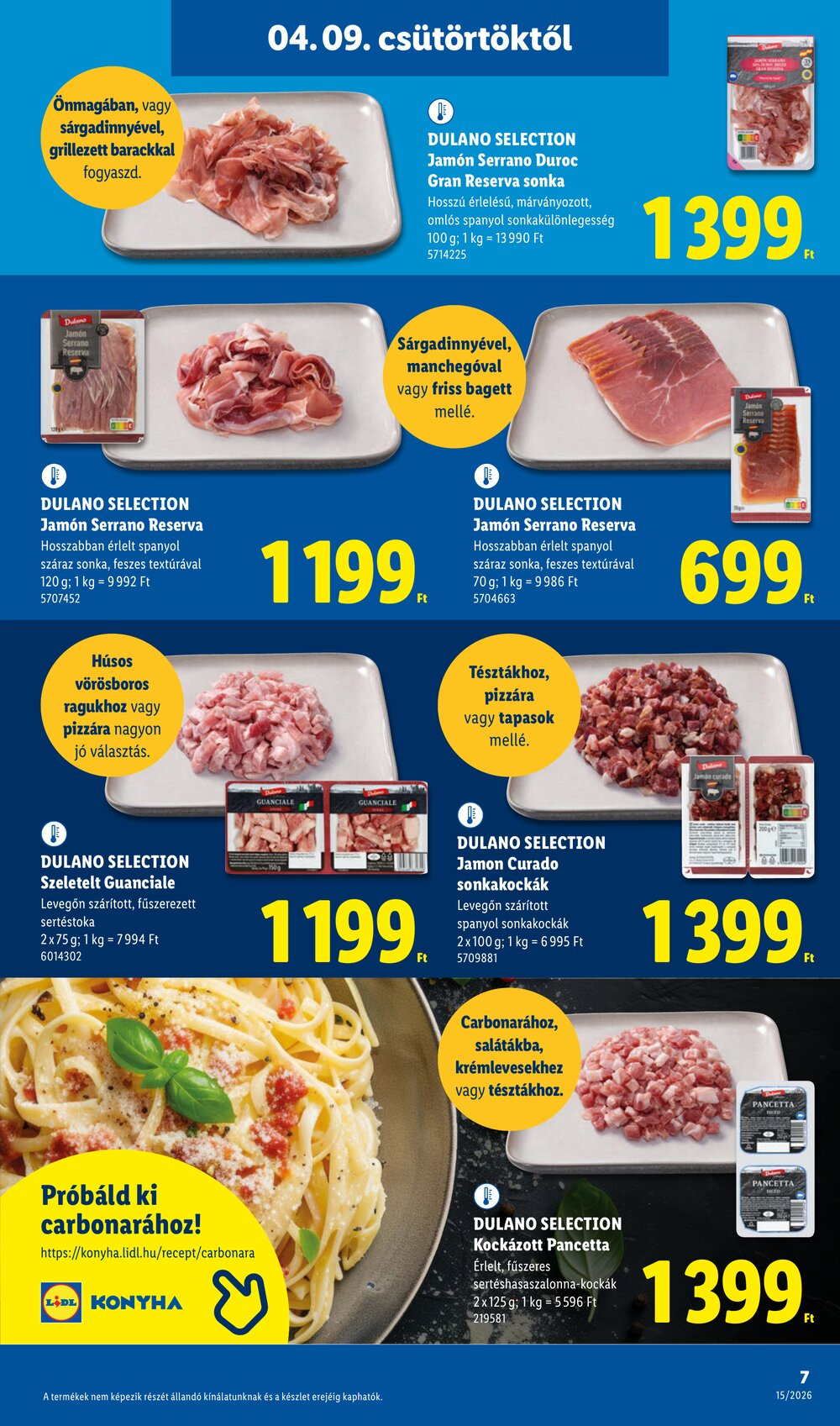 Lidl akciós újság 2026.04.09-től - 7. oldal.