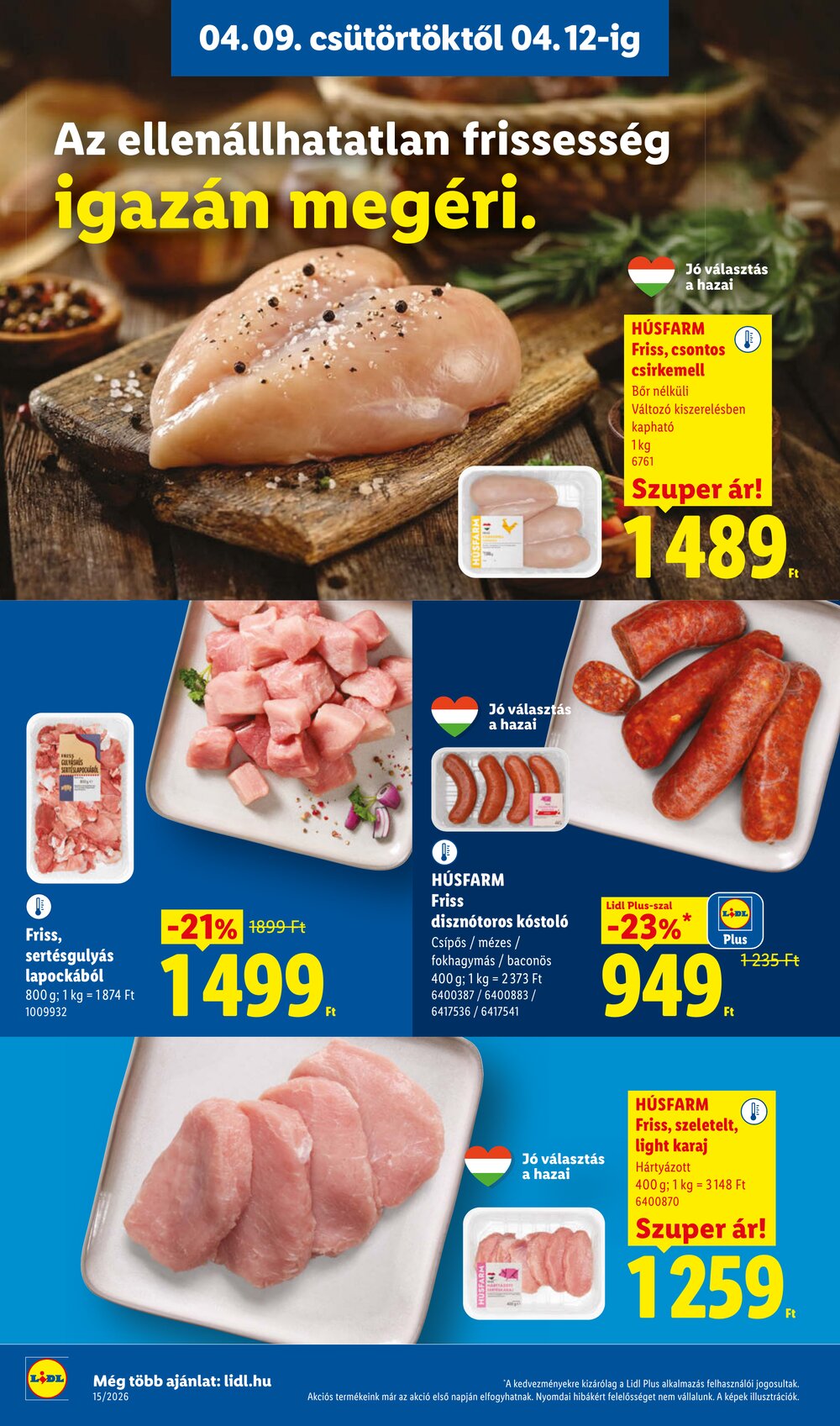 Lidl akciós újság 2026.04.09-től - 8. oldal.