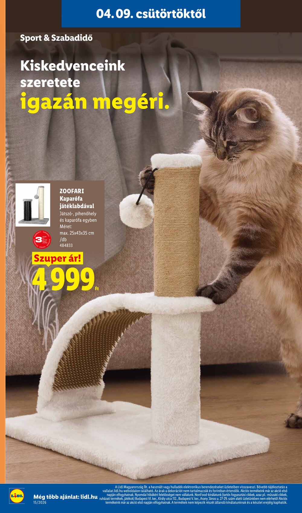 Lidl akciós újság 2026.04.09-től - 2. oldal.