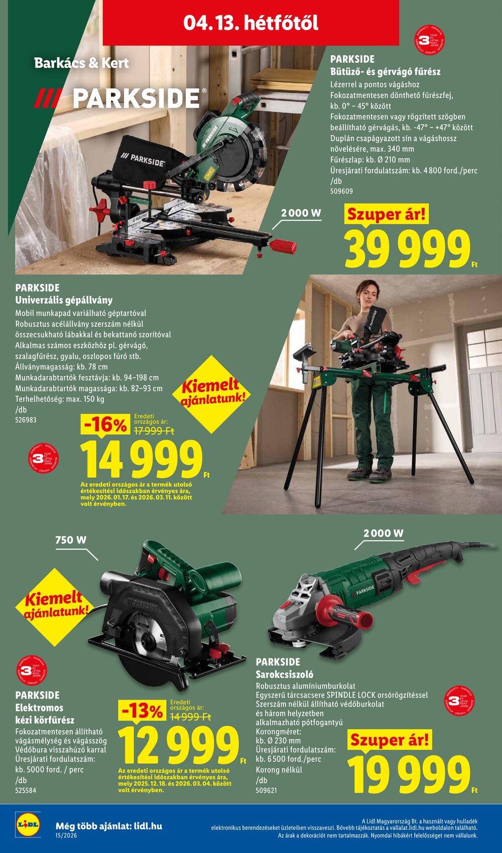 Lidl akciós újság 2026.04.09-től - 20. oldal.