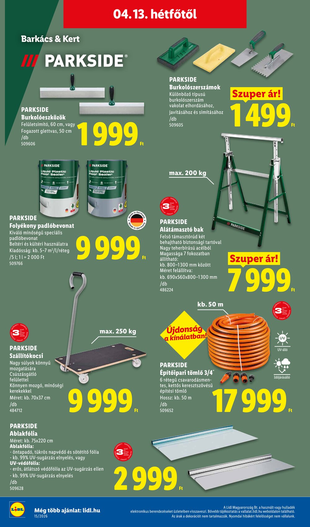 Lidl akciós újság 2026.04.09-től - 22. oldal.