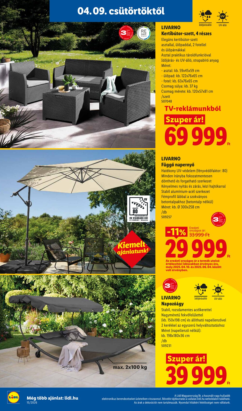 Lidl akciós újság 2026.04.09-től - 8. oldal.