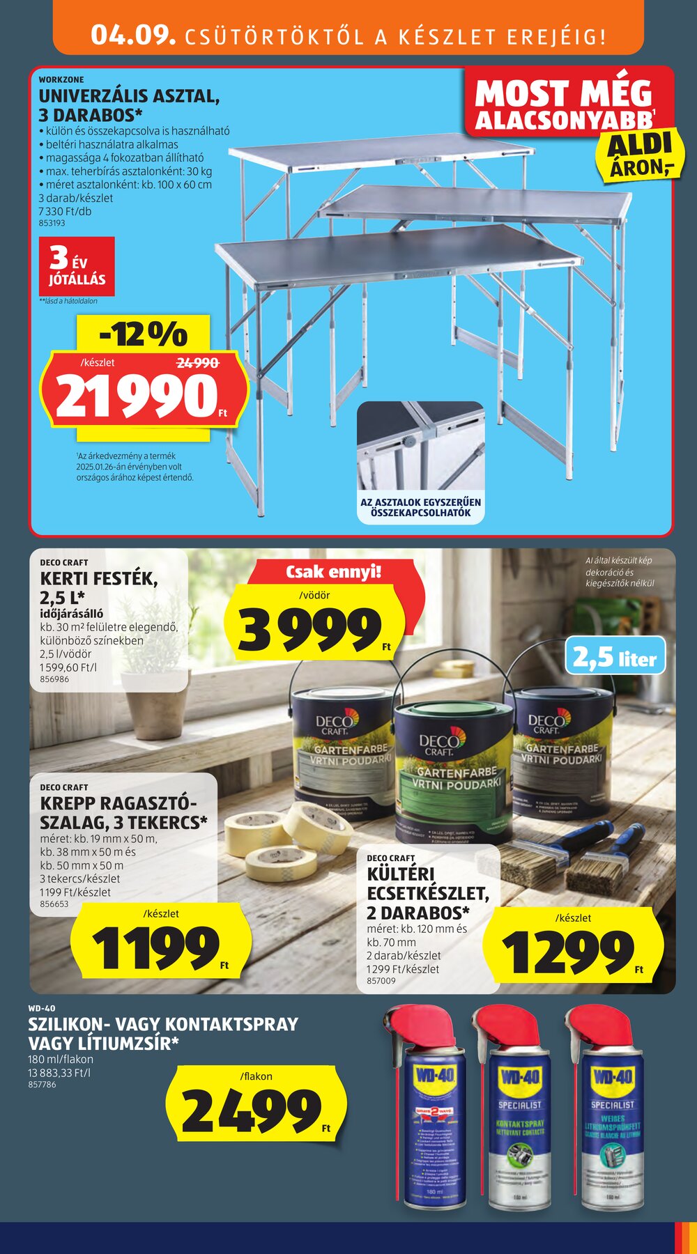 Aldi akciós újság 2026.04.09-től - 25. oldal.