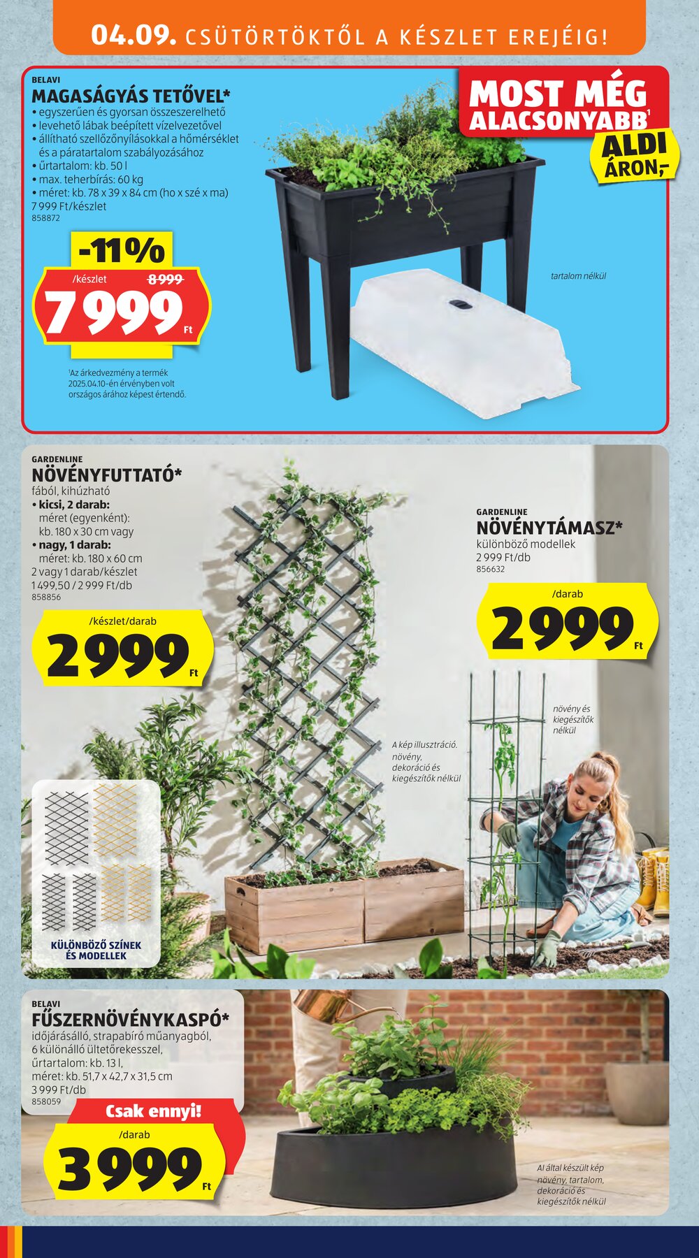 Aldi akciós újság 2026.04.09-től - 2. oldal.