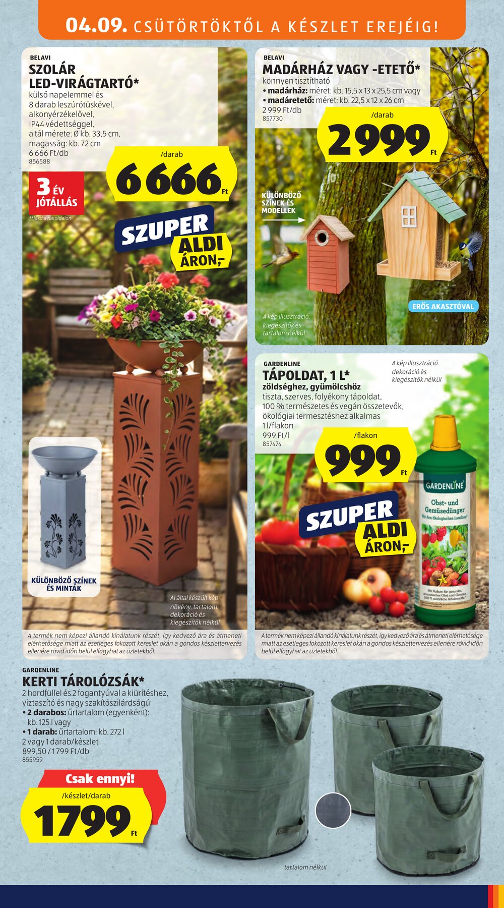 Aldi akciós újság 2026.04.09-től - 3. oldal.