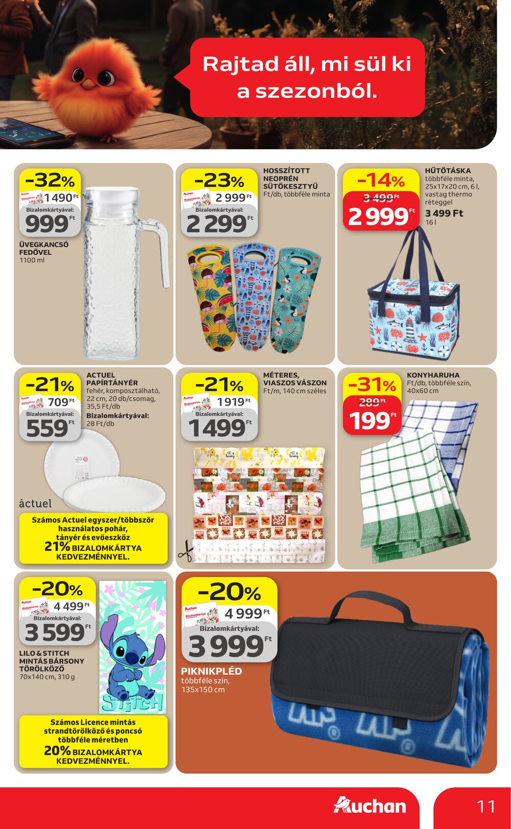Auchan akciós újság 2026.04.09-től - 11. oldal.