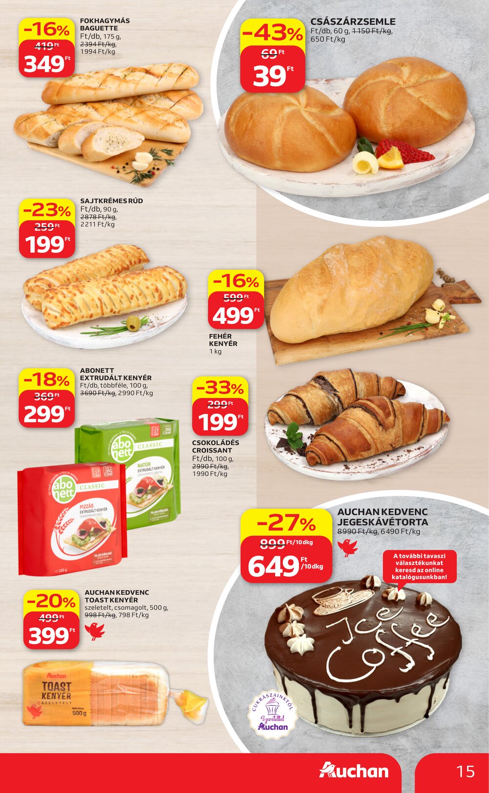 Auchan akciós újság 2026.04.09-től - 15. oldal.