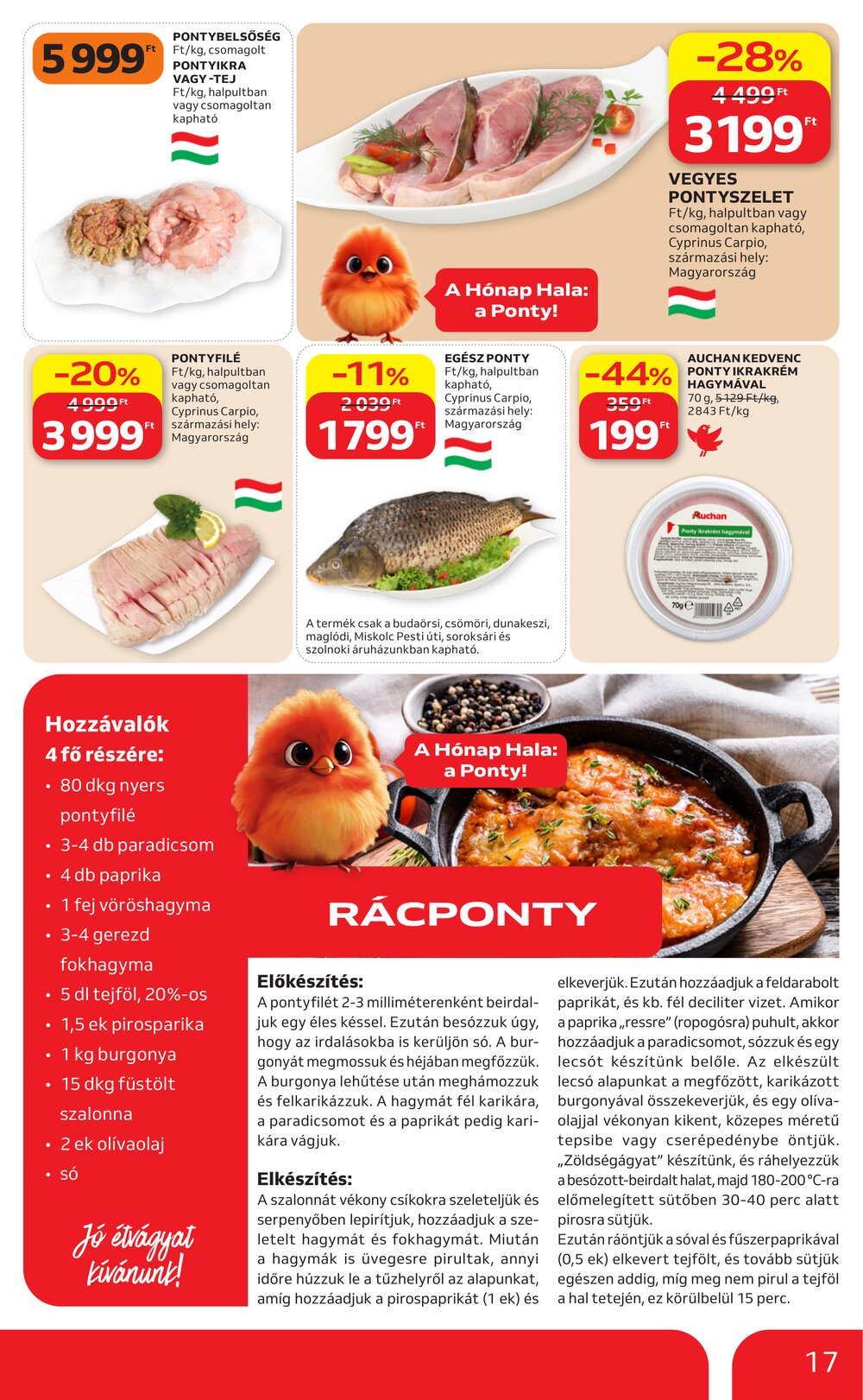 Auchan akciós újság 2026.04.09-től - 17. oldal.