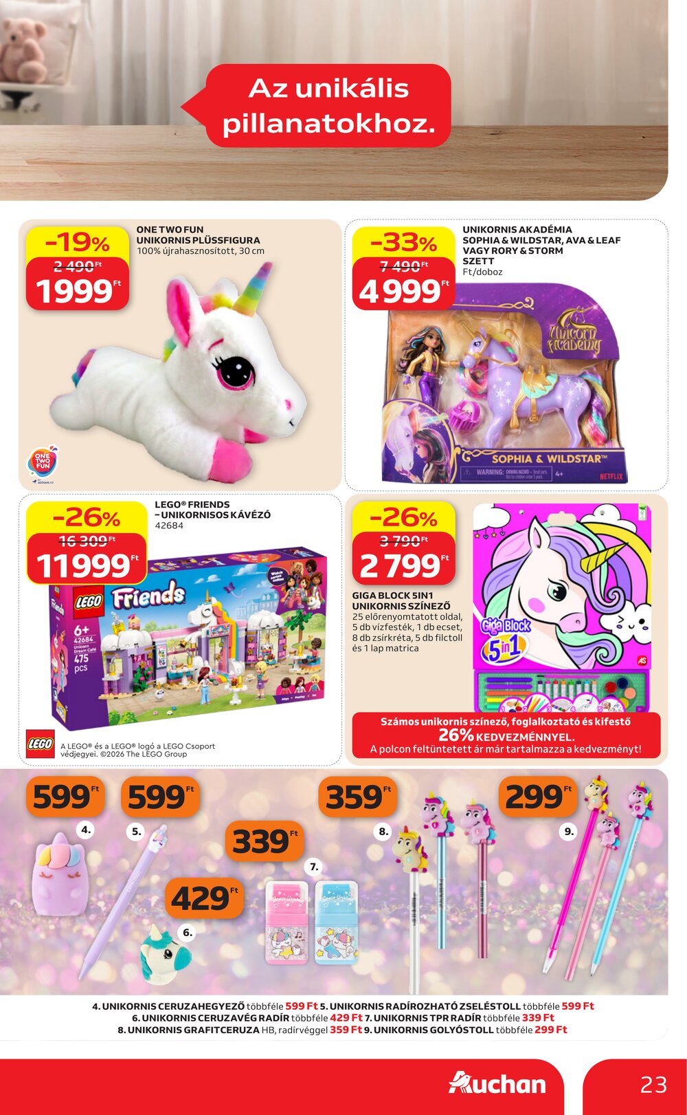 Auchan akciós újság 2026.04.09-től - 23. oldal.