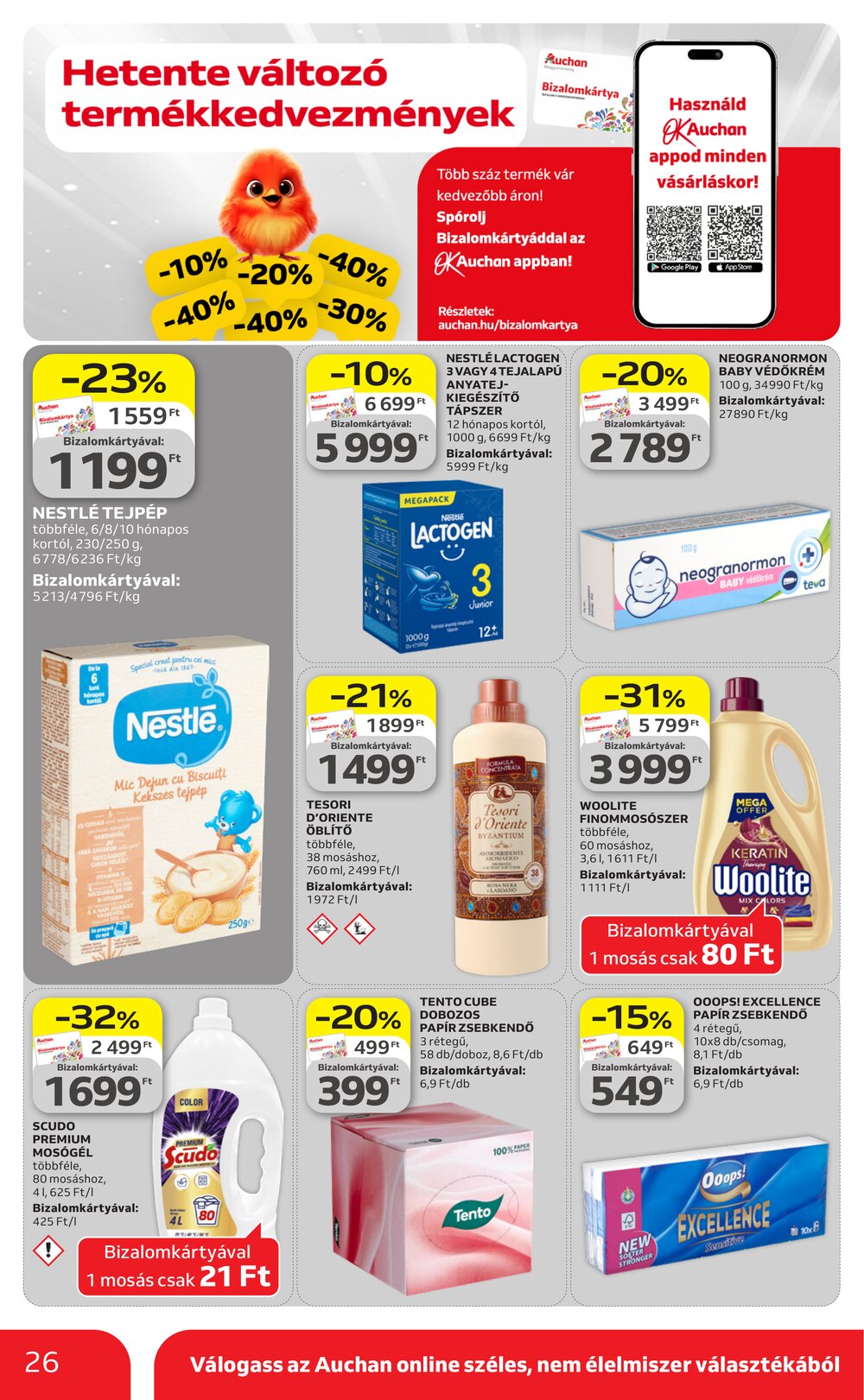 Auchan akciós újság 2026.04.09-től - 26. oldal.