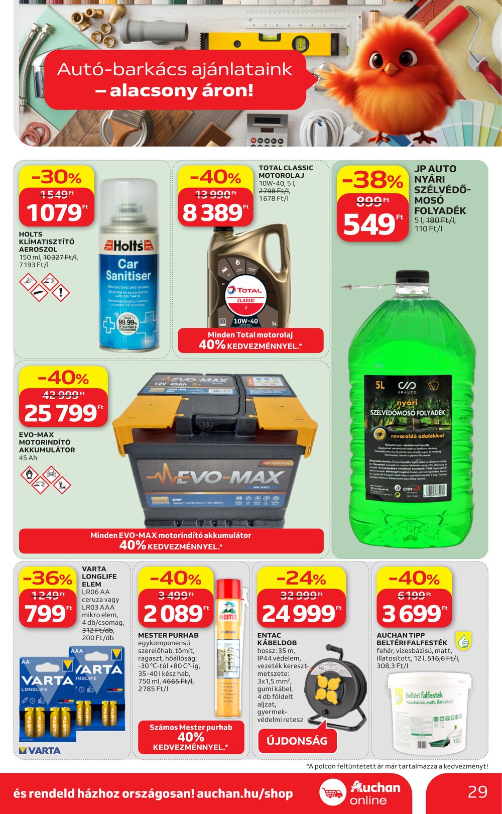Auchan akciós újság 2026.04.09-től - 29. oldal.