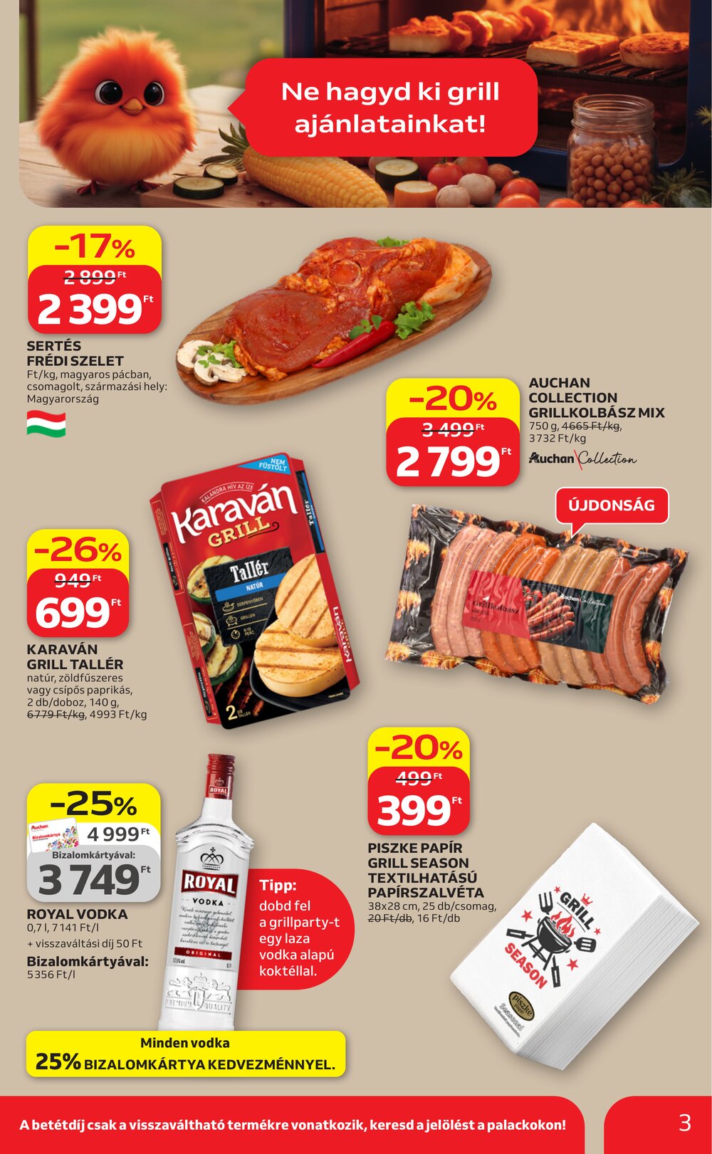 Auchan akciós újság 2026.04.09-től - 3. oldal.