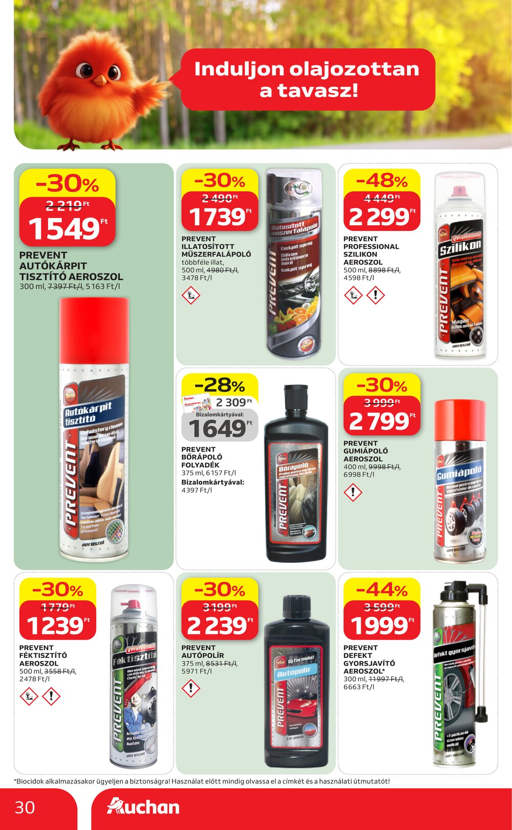 Auchan akciós újság 2026.04.09-től - 30. oldal.